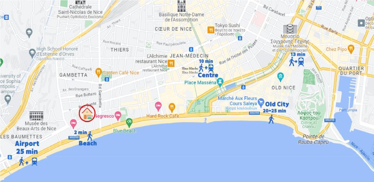 Our Home, Cozy Apartment Two Minutes From The Sea - Clima Ница Екстериор снимка
